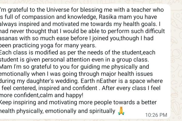 Jyoti Gidwani - Regular Yoga & Movement class